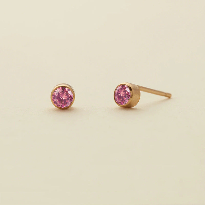 Pendientes de auriculares de acero inoxidable de diamantes de diamante al por mayor Pendientes de acero inoxidable